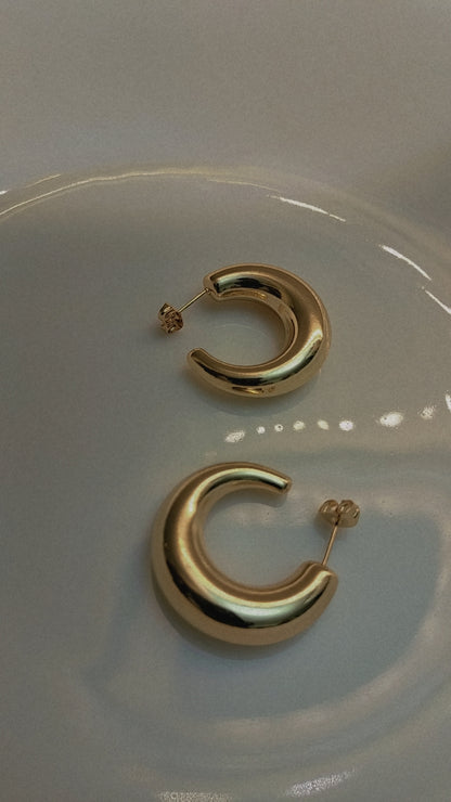 Hola Hoop Metallic Golden