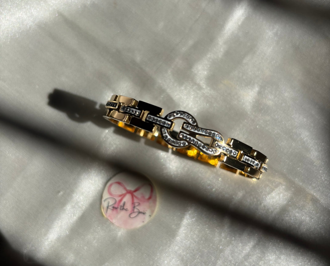 Knotted 01 stainless steel bracelet