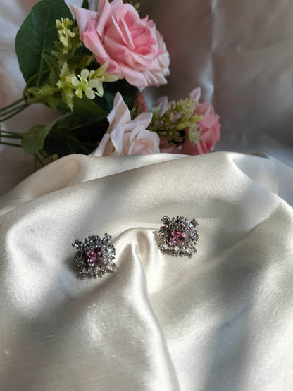 Pink Zircon Earring