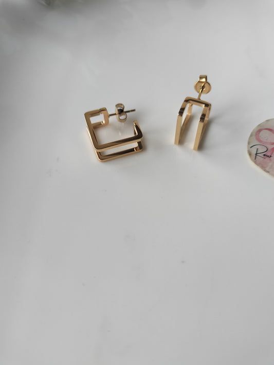 Double square metallic hoop