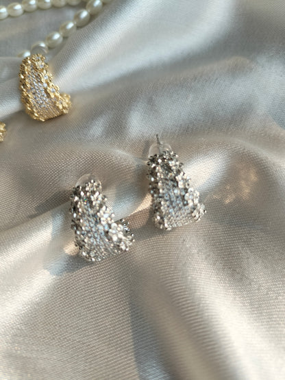 Stony Half Circle Silver-001