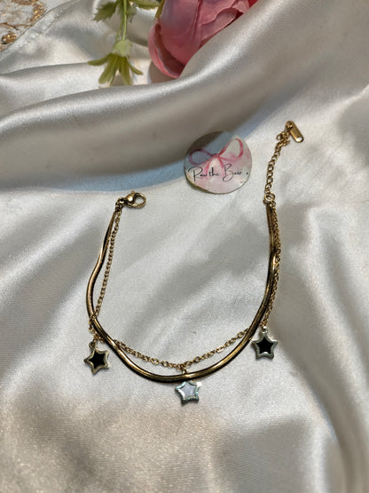 Star Golden Chain Bracelet