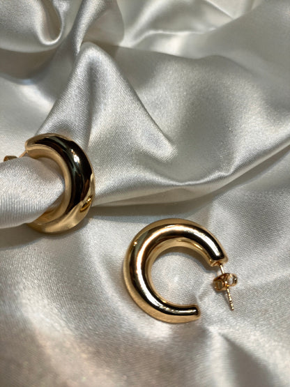 Hola Hoop Metallic Golden