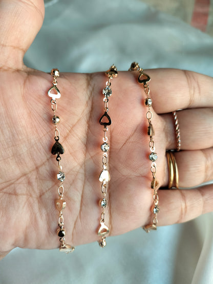 Long metallic chain Neckpiece
