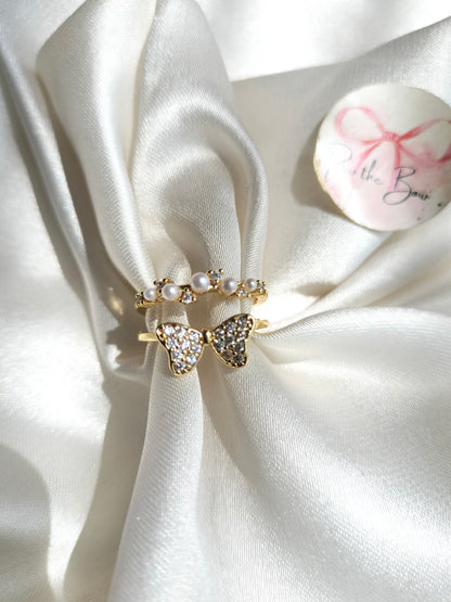 Butterfly bow Ring