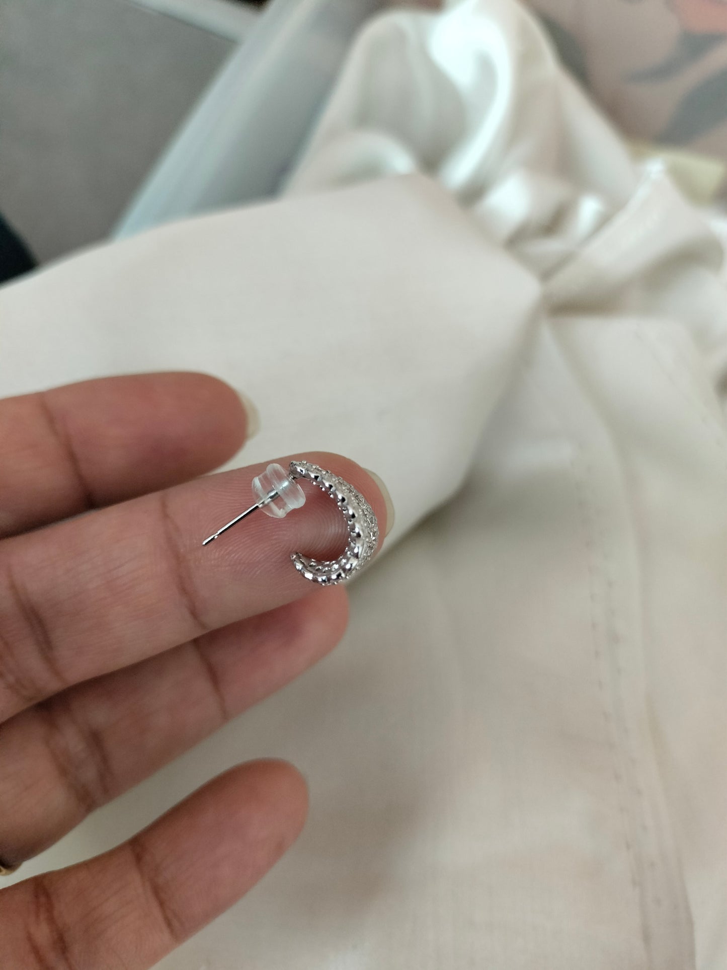 Aurora Shine Stud-Silver 02