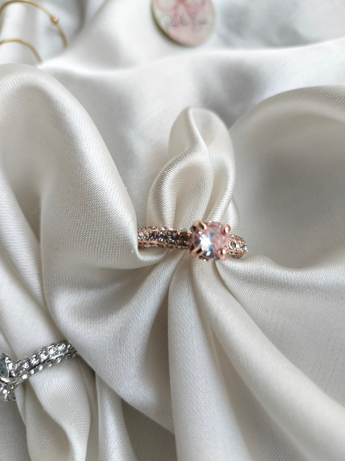 Crown Finger Ring Rose Gold