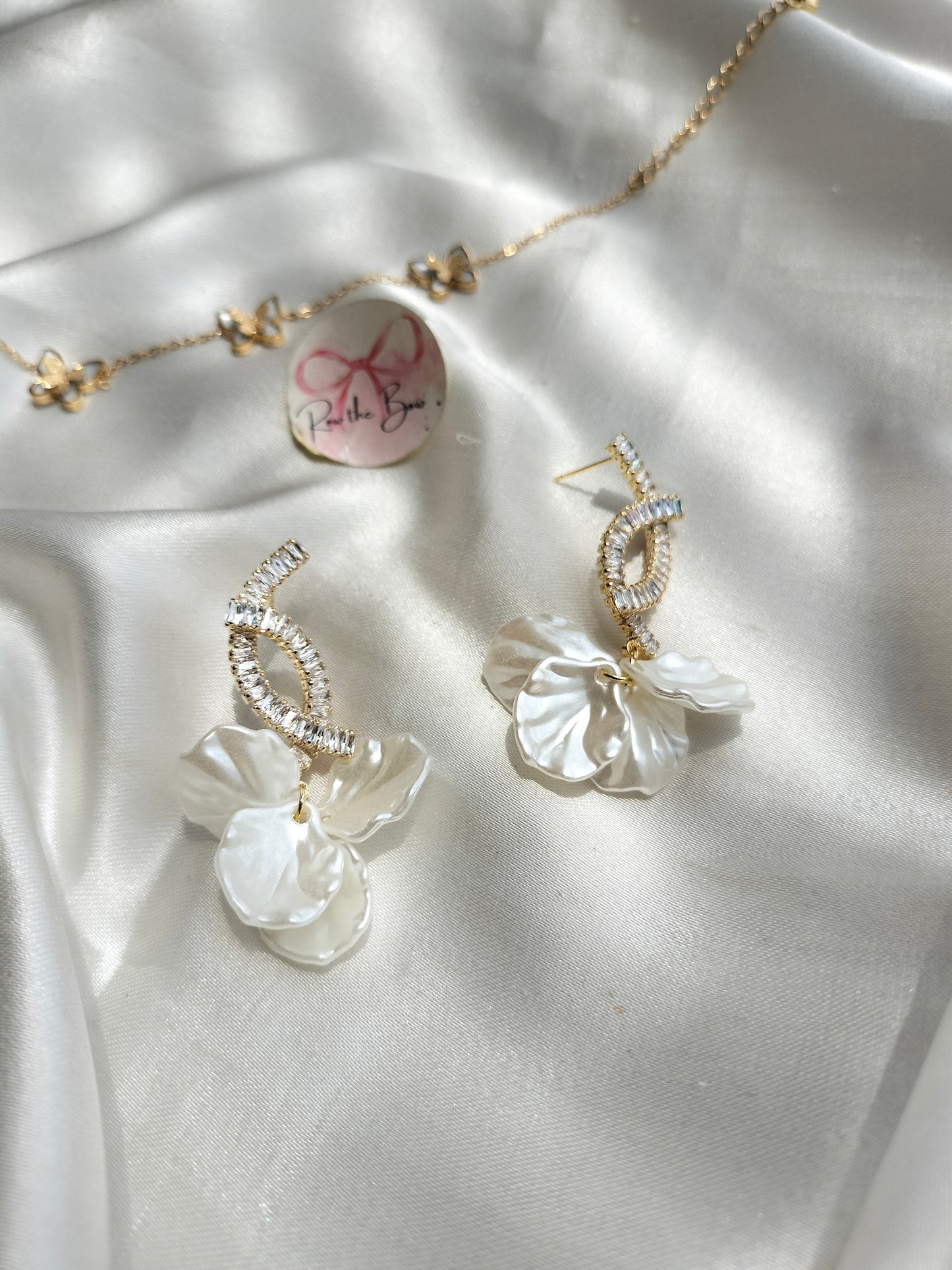 Leaf Stone Earring