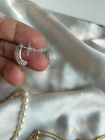 Luna Shimmer Stud Silver