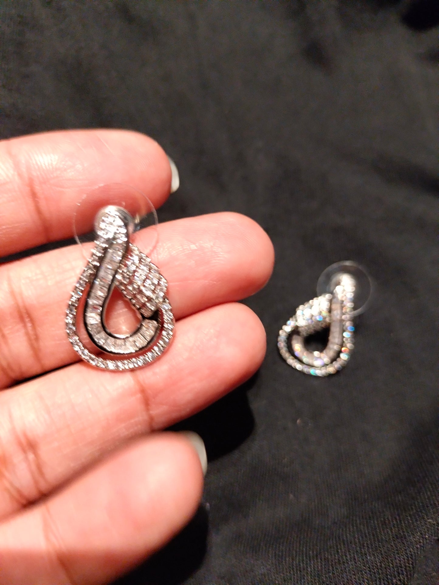 Shiny Zircon Stone Earring