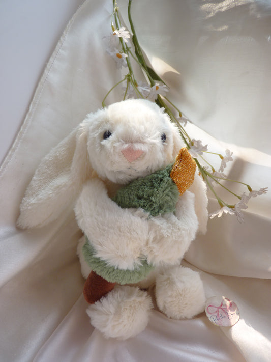 White Bunny Key Ring