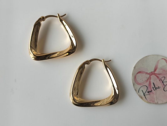 Spiral Metallic Hoop