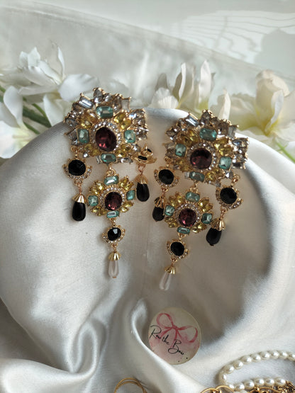 Multi Black Jhumka