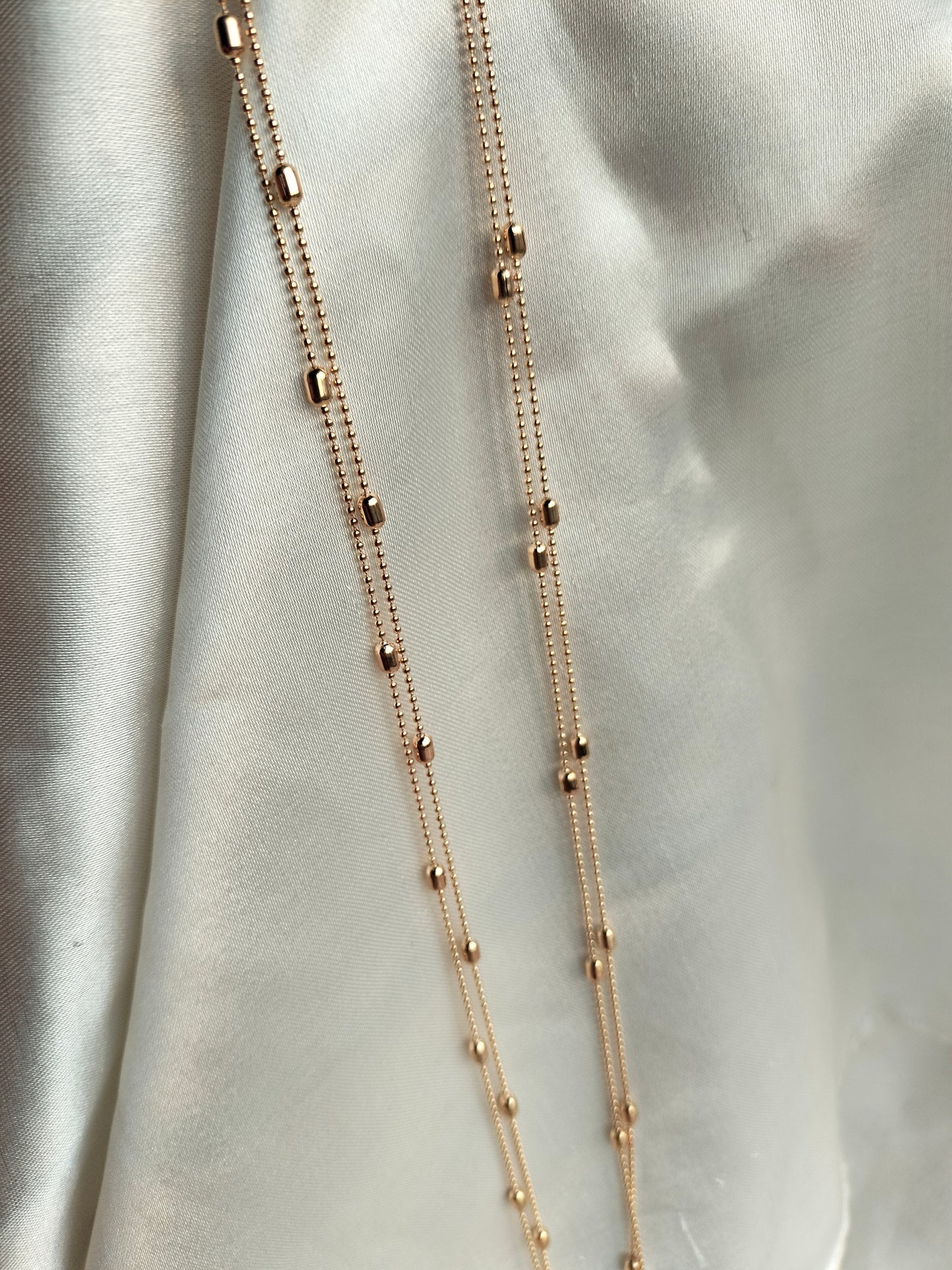 Long Layer stainless Necklace
