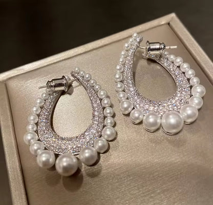 Teisted pearl Earring