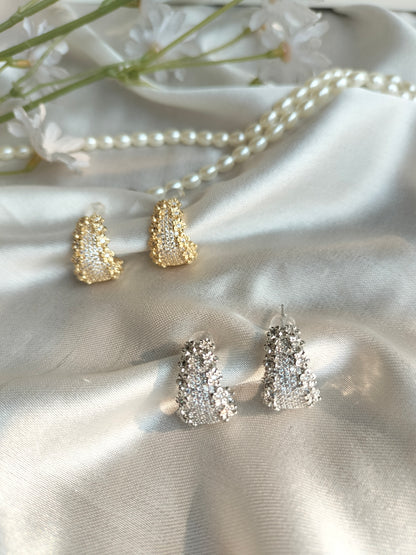 Stony Half Circle Silver-001