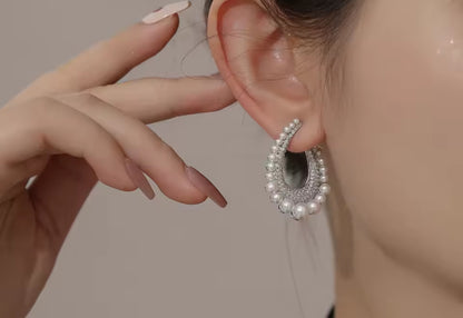 Teisted pearl Earring