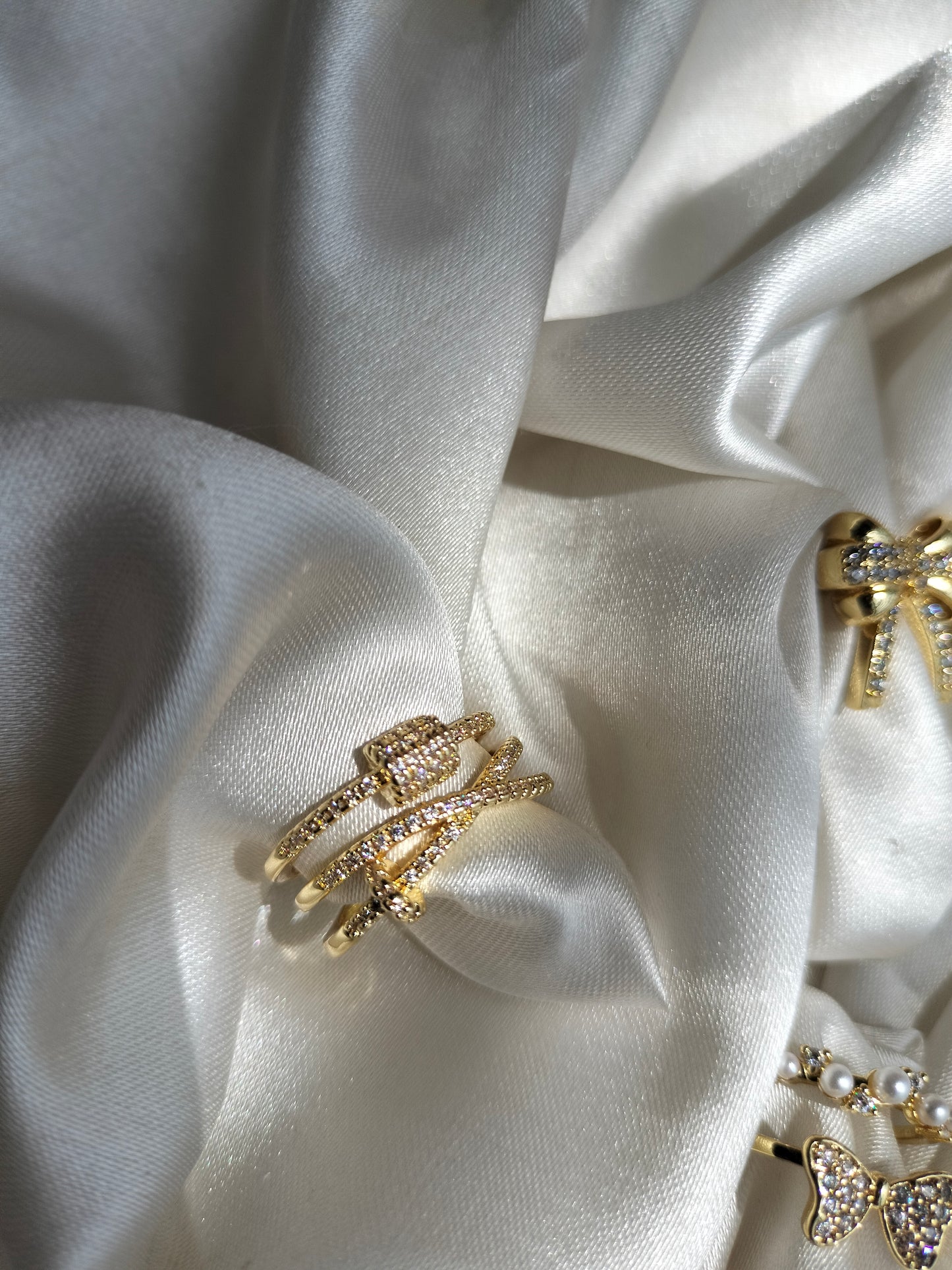 Zircon nail finger ring