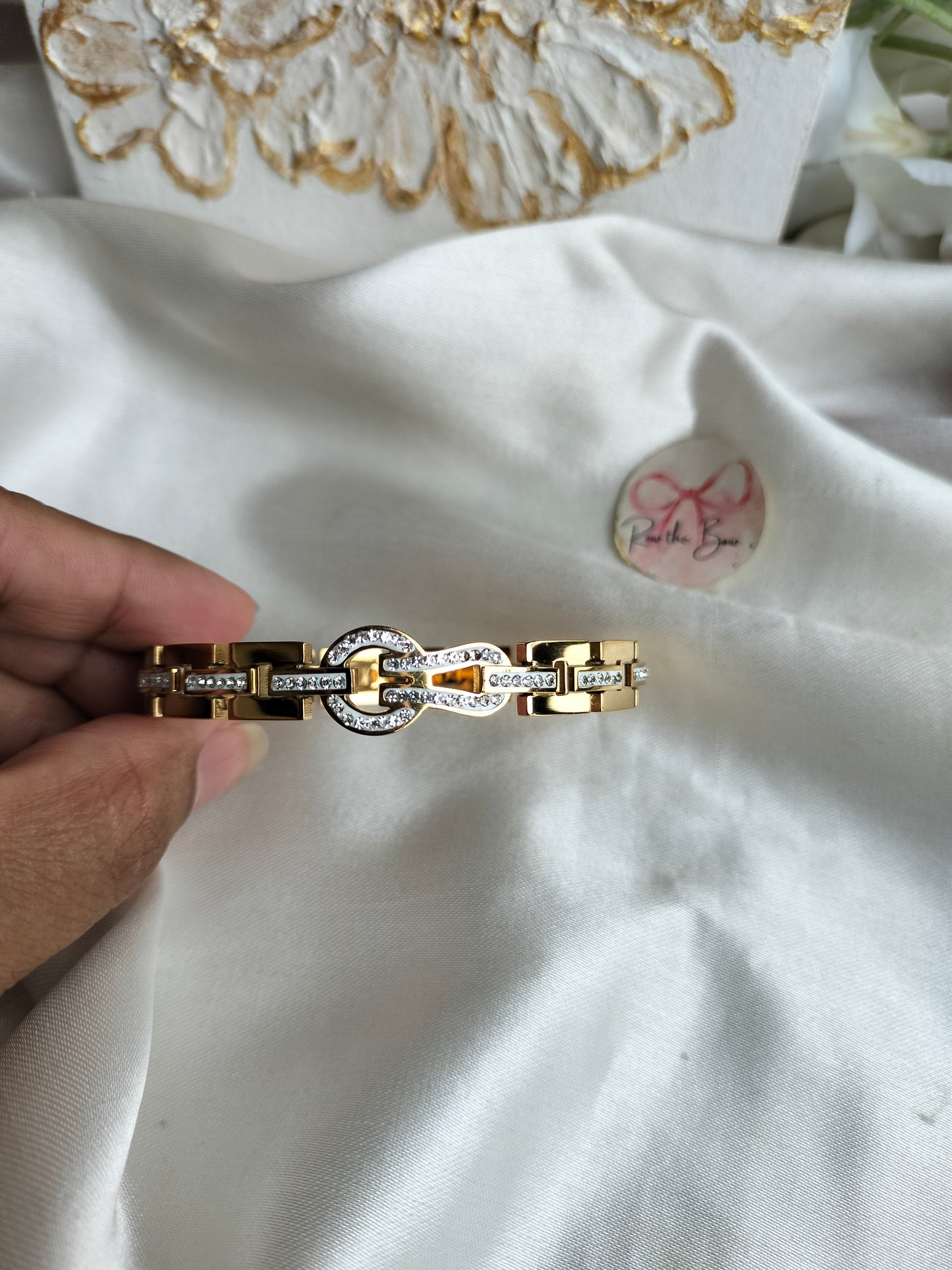 Knotted 01 stainless steel bracelet