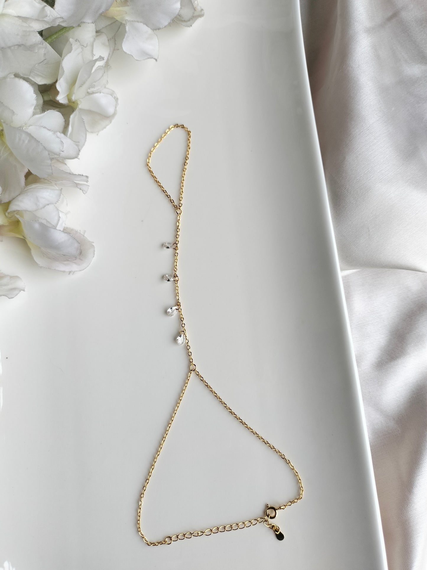 Aliban drop Ring Chain Bracelet-06