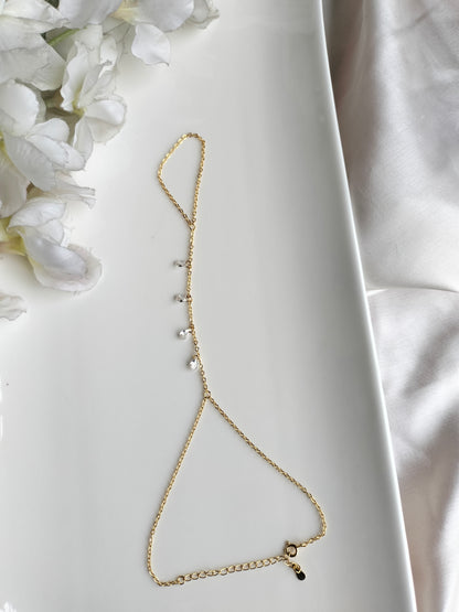 Aliban drop Ring Chain Bracelet-06