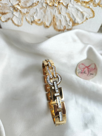 Knotted 01 stainless steel bracelet