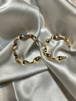 Load image into Gallery viewer, Twisted Metallic hoop
