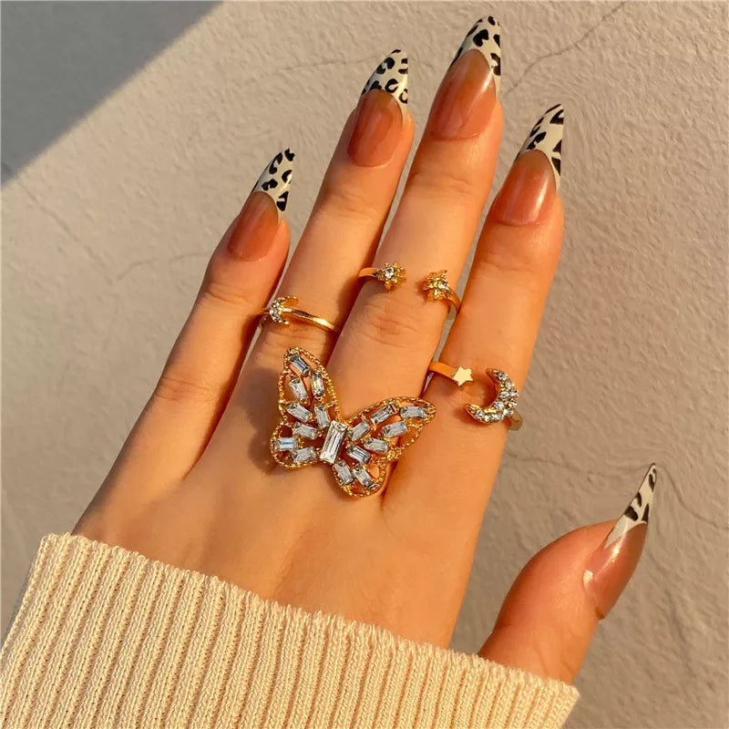 Butterfly Ring Set (R-25)