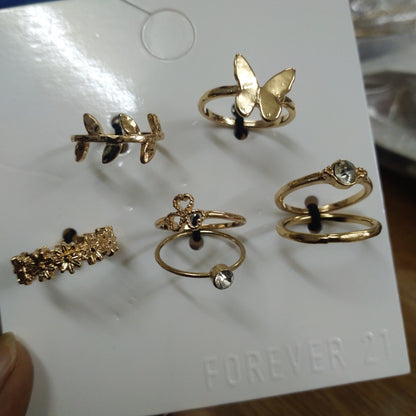 Butterfly Ring Set (R-37)