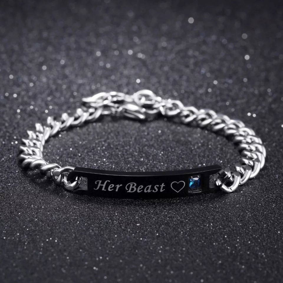 Couple Bracelet Set Beast & Beauty