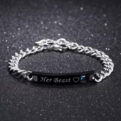 Couple Bracelet Set Beast & Beauty