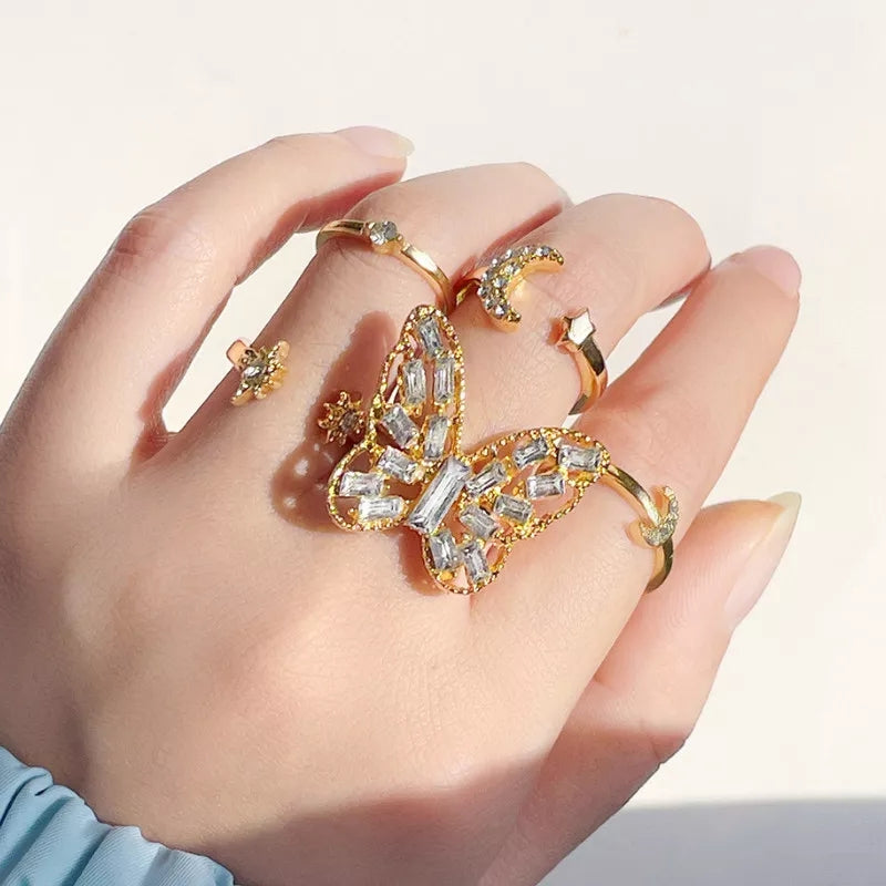 Butterfly Ring Set (R-25)