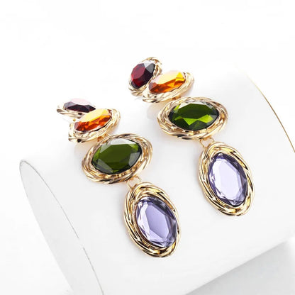 Multi Stone Earring