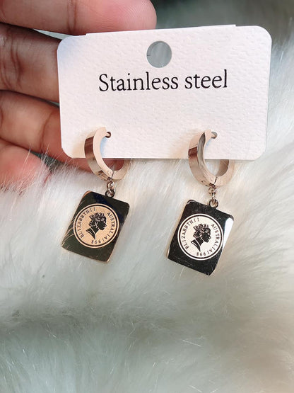 Square Earring Stainless Steel