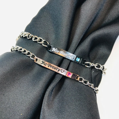 Couple Bracelet Set Beast & Beauty