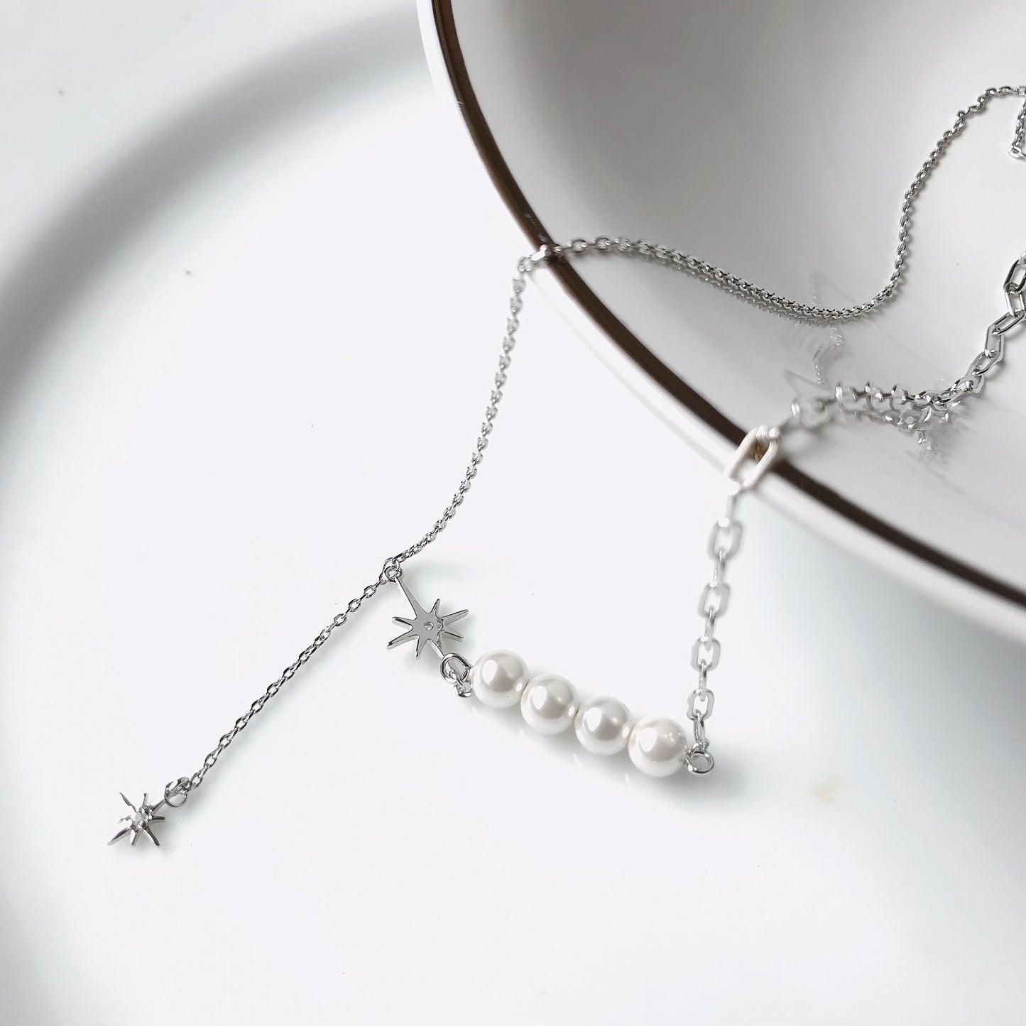 Pearl star pendant