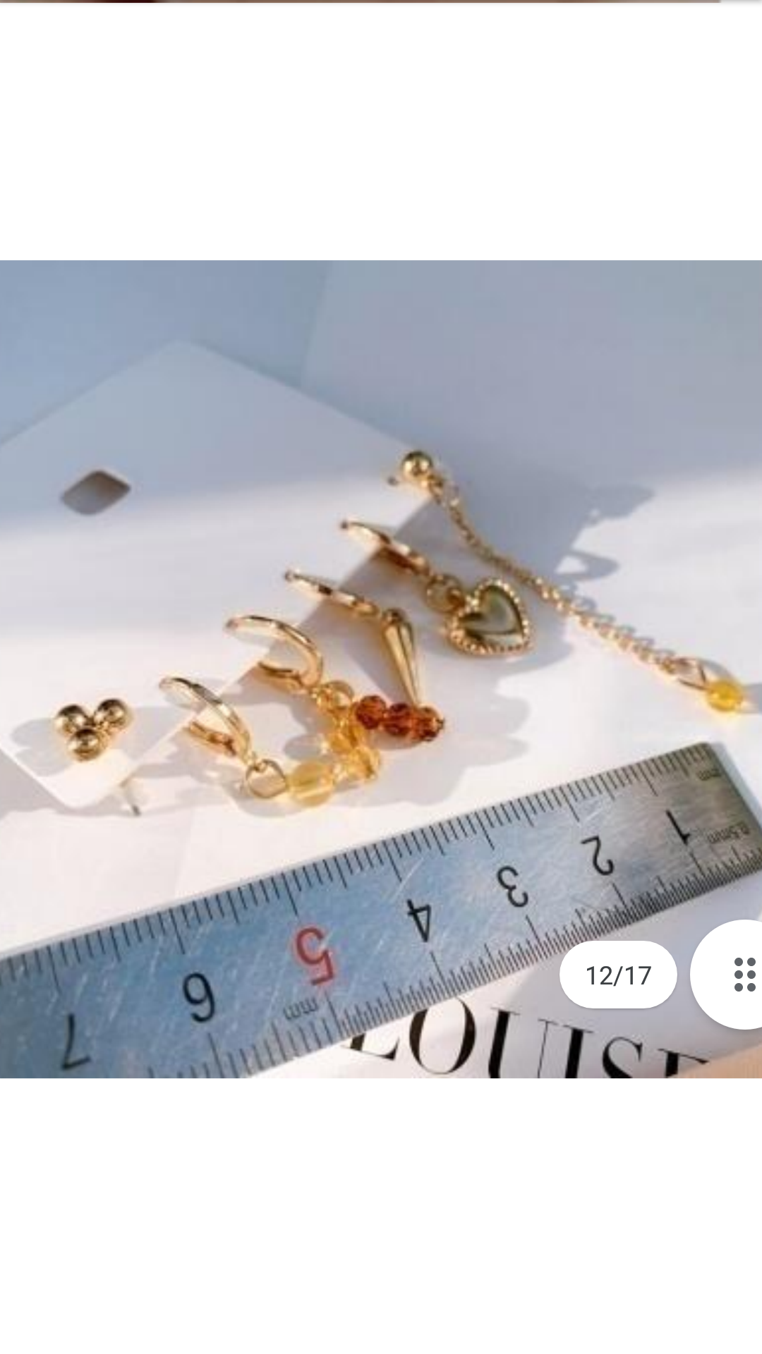 Mismatch Earring Chain Set