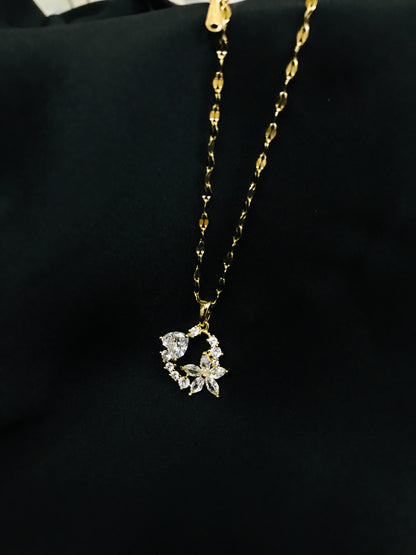 Floral Heart Pendant-003