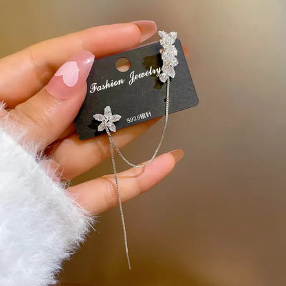 Zircon Cuff Earrings