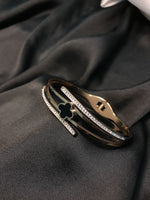Load image into Gallery viewer, Titanium RoseGold Bracelet Clovar-12
