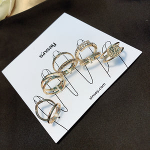 Golden Coin Ring Set (R-34)