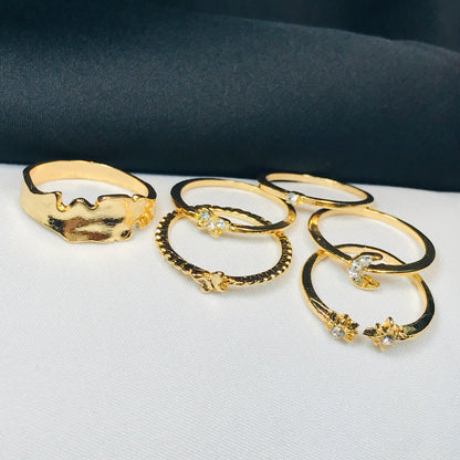 Half Moon Ring Set (R-31)