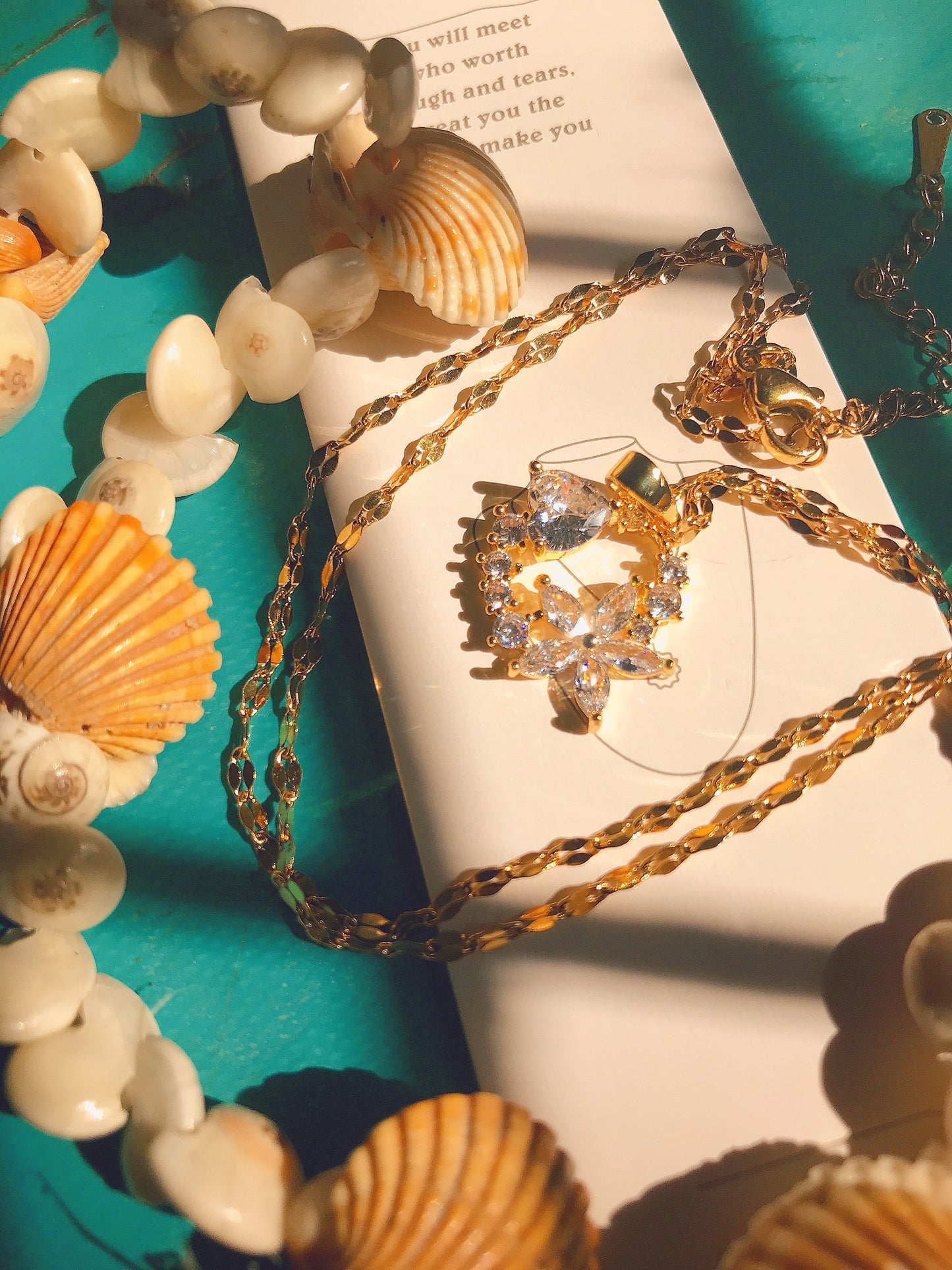 Floral Heart Pendant-003