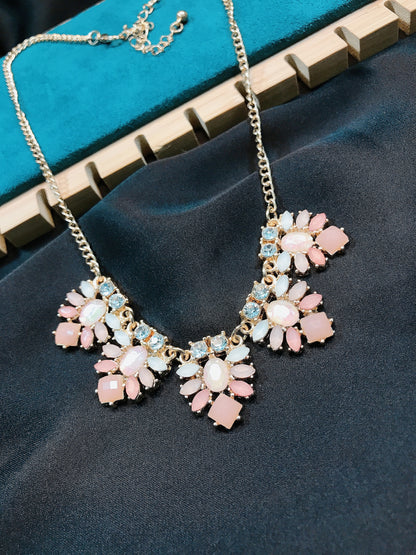 Peach Stone Necklace