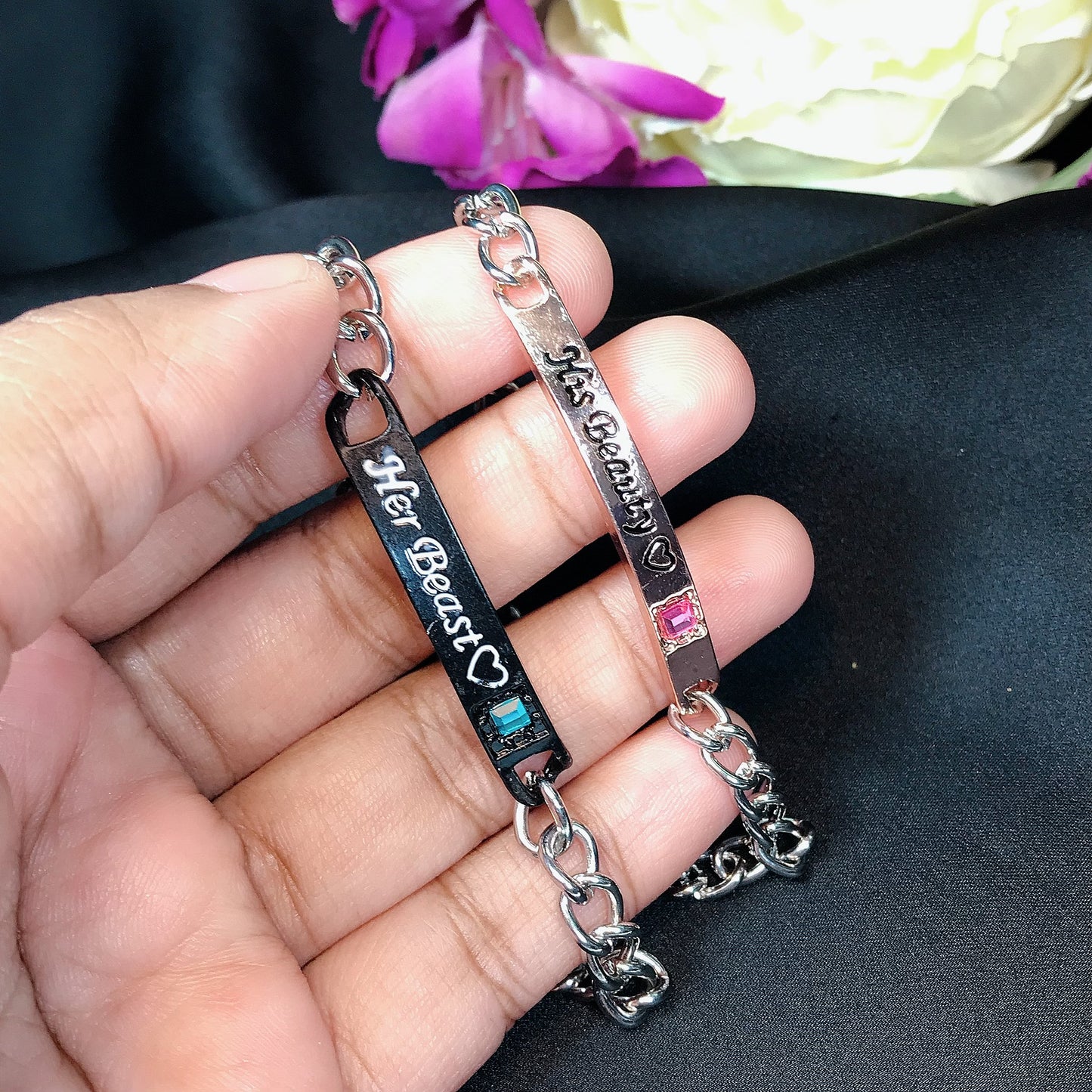 Couple Bracelet Set Beast & Beauty