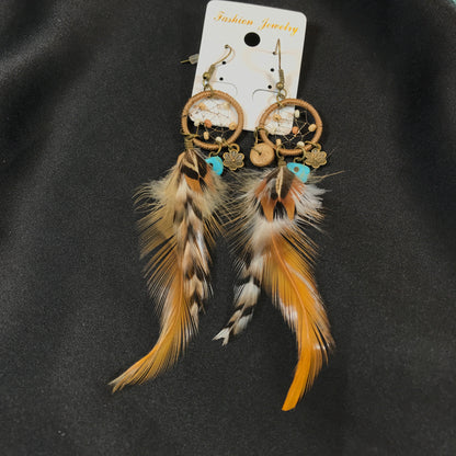 Feather Hanging Earring