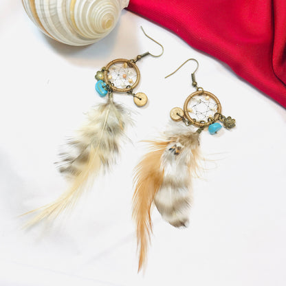 Feather Hanging Earring