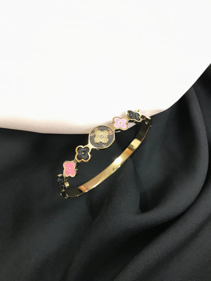 Black Pink Titanium Luise Bracelet