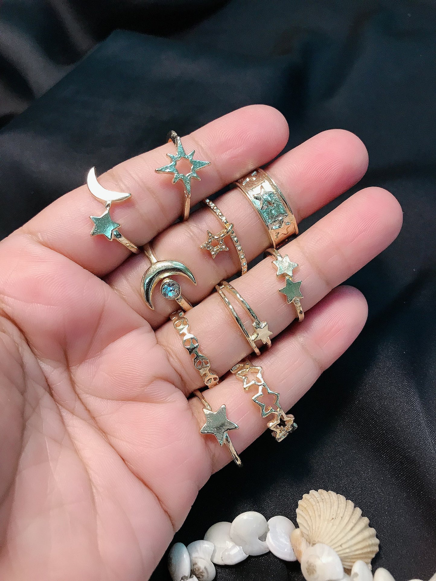 Moon Ring Set (R-70)