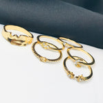 Load image into Gallery viewer, Half Moon Ring Set (R-31)
